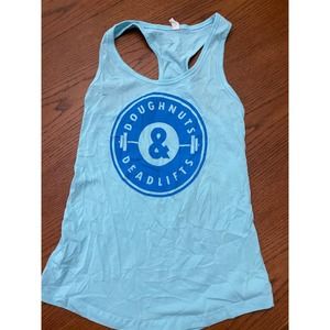 Doughnuts & Deadlifts Tank Top Size M